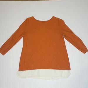 The Limited Womens Sweater Layered, Split Back